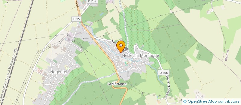 localisation de l'entreprise MADAME AURELIE LAPOINTE  NESLES-LA-MONTAGNE