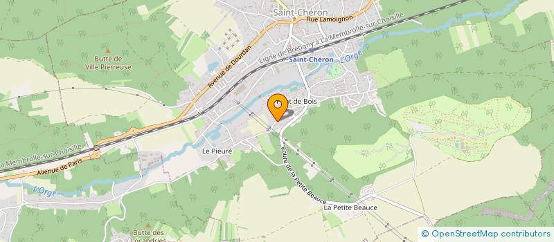 localisation de l'entreprise MADAME AURELIE LARA à SAINT-CHERON