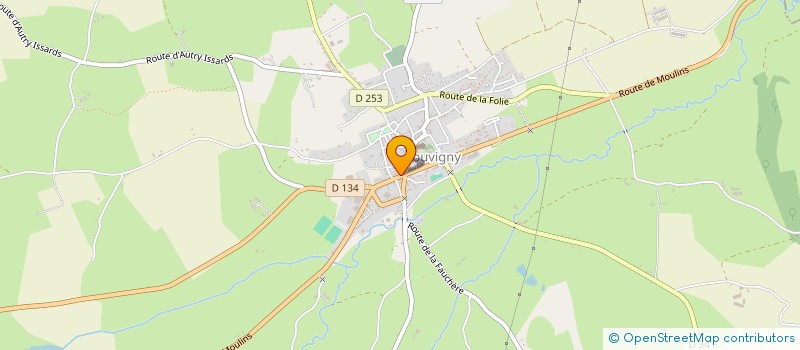 localisation de l'entreprise MADAME AURELIE LARCHER  MONTILLY