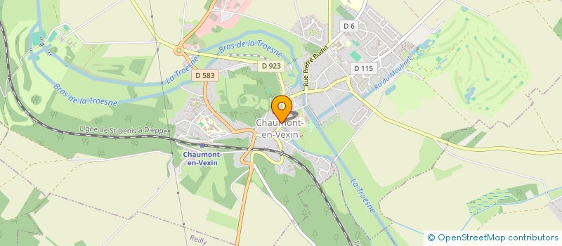 localisation de l'entreprise MADAME AURELIE LARDIER  CHAUMONT-EN-VEXIN