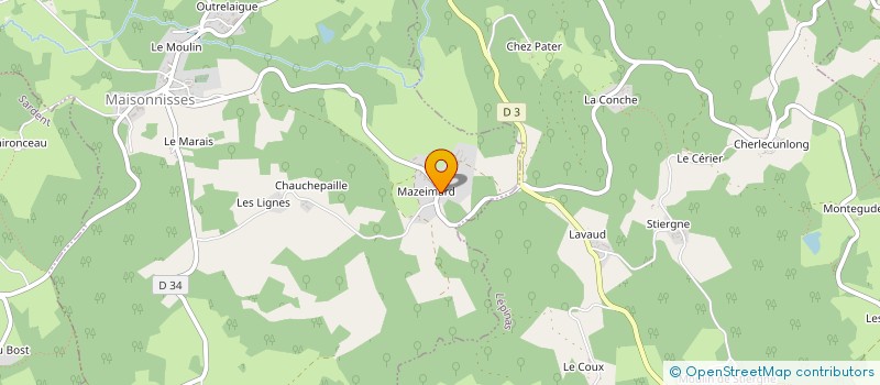 localisation de l'entreprise MADAME AURELIE LARDY à MAISONNISSES