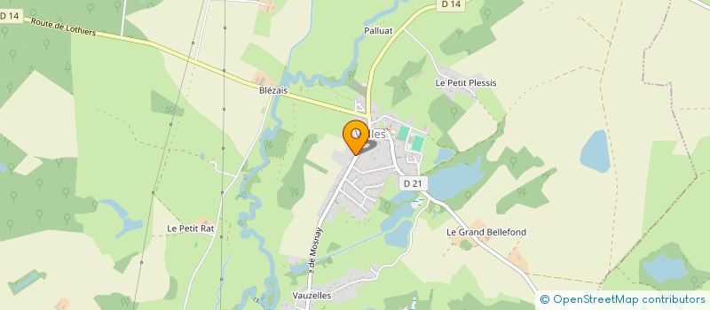 localisation de l'entreprise MADAME AURELIE LARMIGNAT à VELLES