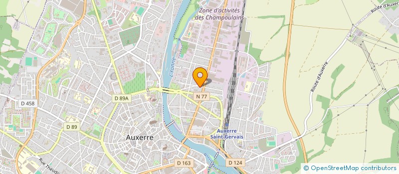localisation de l'entreprise MADAME AURELIE LAROUSSE à AUXERRE