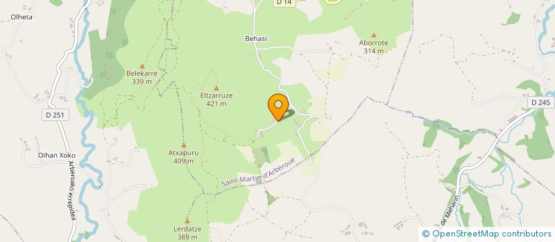 localisation de l'entreprise MADAME AURELIE LARRABURU  IHOLDY