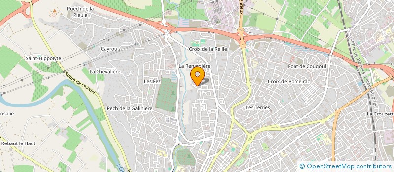localisation de l'entreprise MADAME AURELIE LARUE à BEZIERS