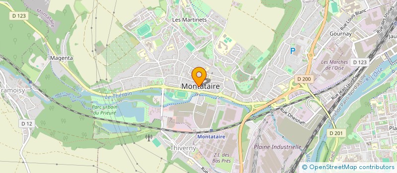 localisation de l'entreprise MADAME AURELIE LARUELLE  MONTATAIRE