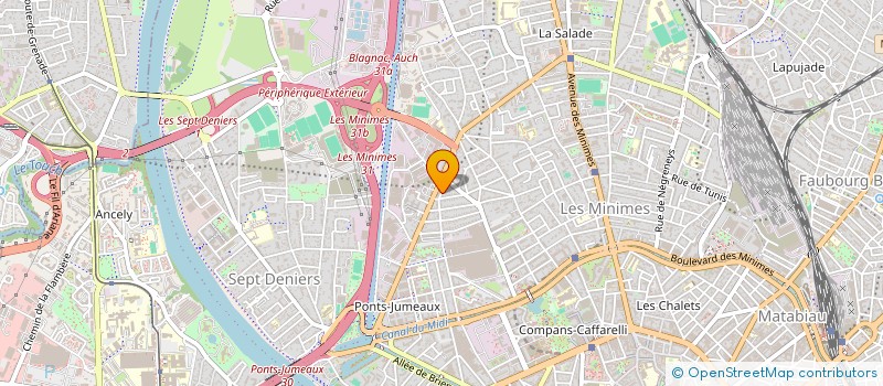 localisation de l'entreprise MADAME AURELIE LARUELLE  TOULOUSE