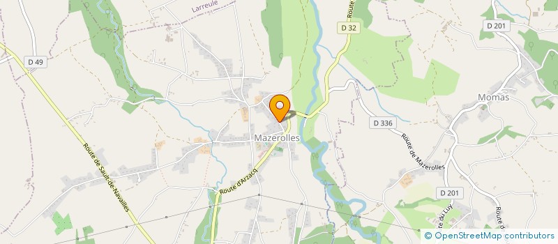 localisation de l'entreprise MADAME AURELIE LATRILLE  BOUGARBER