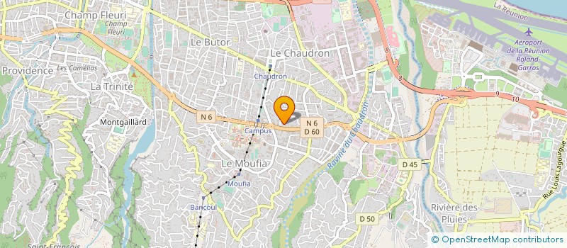 localisation de l'entreprise MADAME AURELIE LATULIPE à SAINT-DENIS