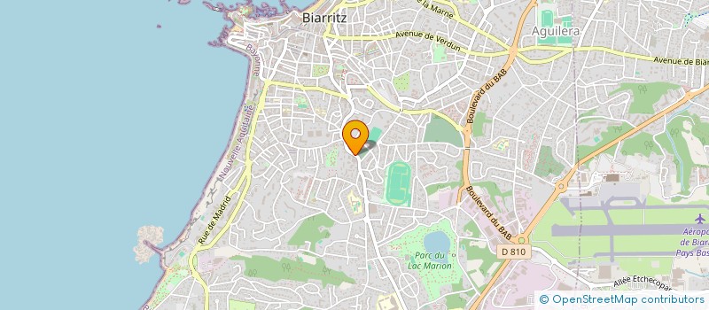 localisation de l'entreprise MADAME AURELIE LAUGEL  BIARRITZ