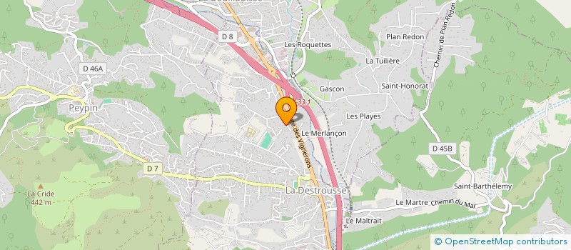 localisation de l'entreprise MADAME AURELIE LAURA  LA DESTROUSSE