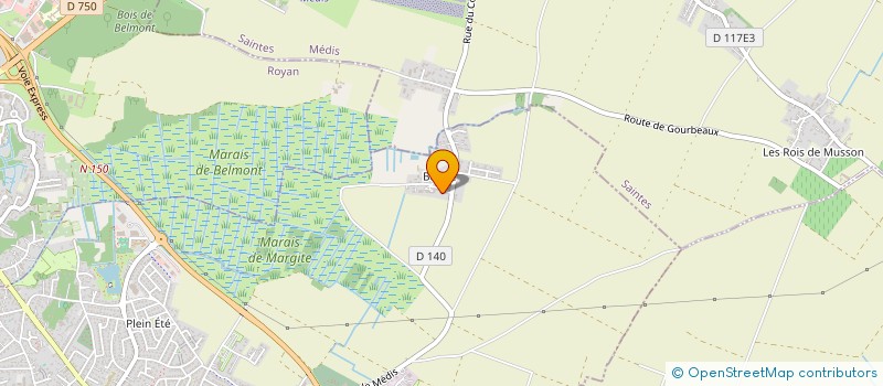 localisation de l'entreprise MADAME AURELIE LAURENT  SAINT-GEORGES-DE-DIDONNE