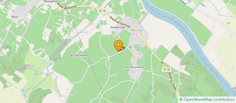 localisation de l'entreprise MADAME AURELIE LAVAUD à LIBOURNE