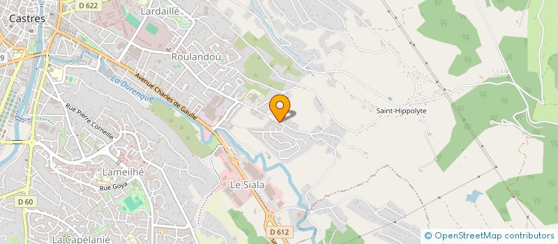 localisation de l'entreprise MADAME AURELIE LAVEISSIERE à CASTRES