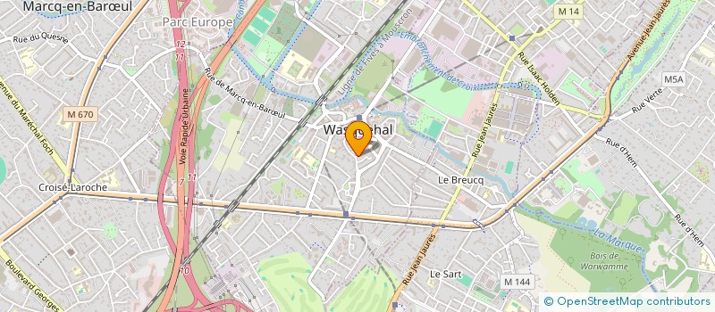 localisation de l'entreprise MADAME AURELIE LAVIE  WASQUEHAL