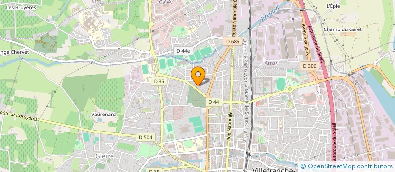 localisation de l'entreprise MADAME AURELIE LAVIGNOLLE  VILLEFRANCHE-SUR-SAONE