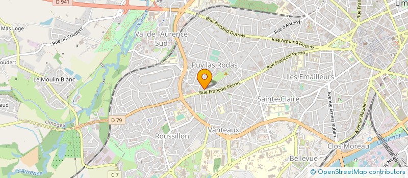 localisation de l'entreprise MADAME AURELIE LAVOCAT à LIMOGES