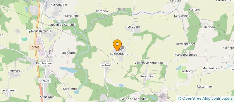 localisation de l'entreprise MADAME AURELIE LE BELLER  CALAN