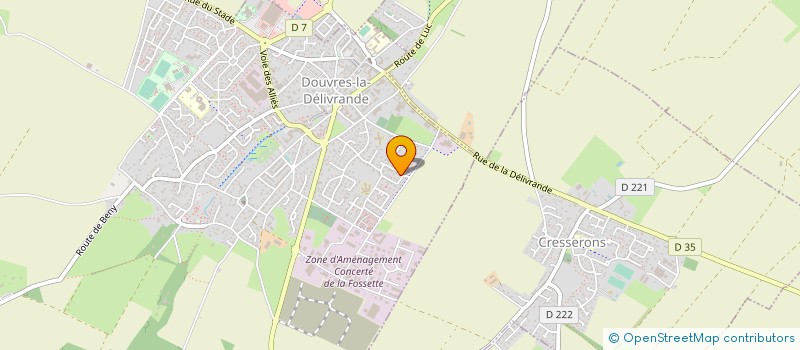 localisation de l'entreprise MADAME AURELIE LE BOLU  VILLONS-LES-BUISSONS