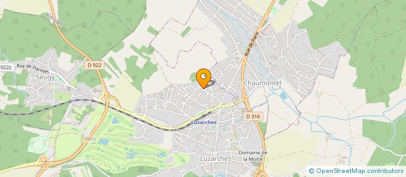 localisation de l'entreprise MADAME AURELIE LE BRET  LUZARCHES