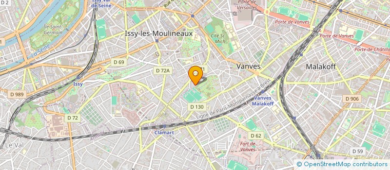 localisation de l'entreprise MADAME AURELIE LE CHEQUER  VANVES