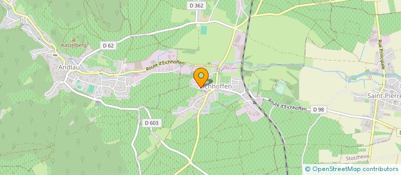 localisation de l'entreprise MADAME AURELIE LE GALL  EICHHOFFEN