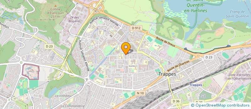 localisation de l'entreprise MADAME AURELIE LE GROS  TRAPPES