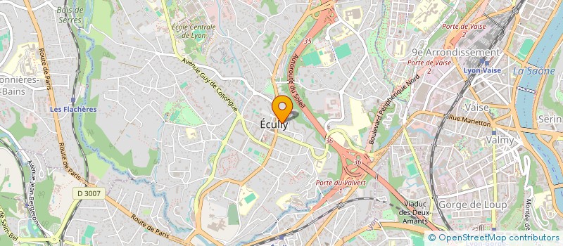 localisation de l'entreprise MADAME AURELIE LE GROS  ECULLY