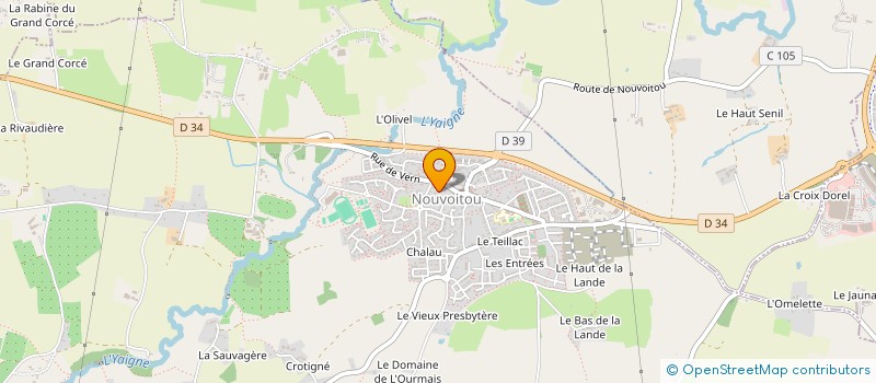 localisation de l'entreprise MADAME AURELIE LE GUENIC  NOUVOITOU