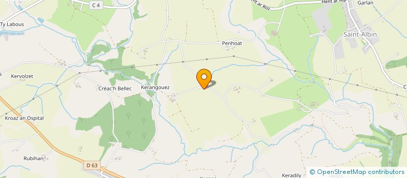 localisation de l'entreprise MADAME AURELIE LE LAY  PLOGONNEC