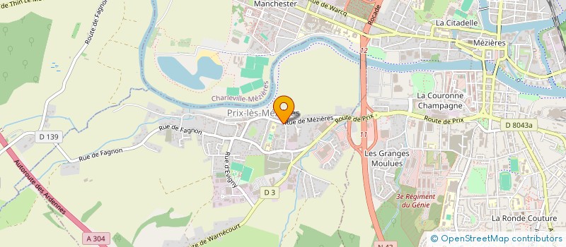 localisation de l'entreprise MADAME AURELIE LE MAOUT  EVIGNY