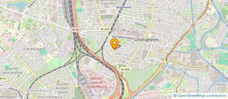 localisation de l'entreprise MADAME AURELIE LE ROUX  SCHILTIGHEIM