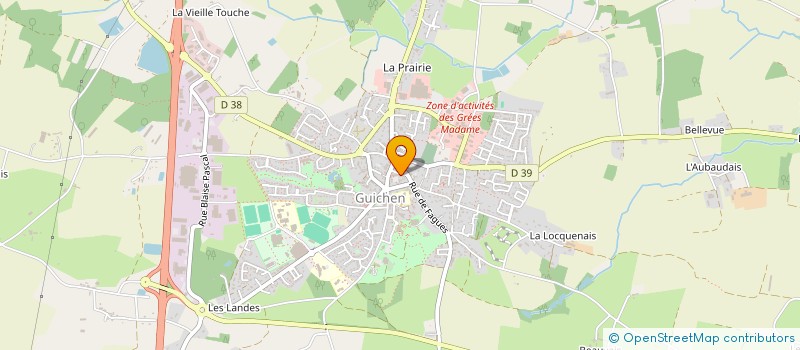 localisation de l'entreprise MADAME AURELIE LEBEAU à GUICHEN