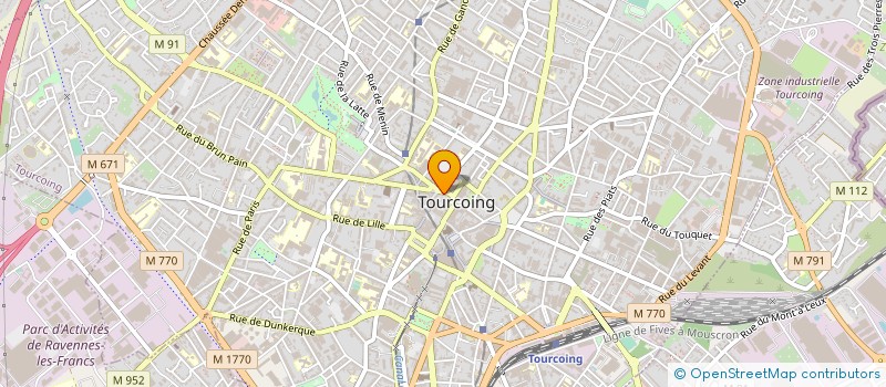 localisation de l'entreprise MADAME AURELIE LEBEL  TOURCOING