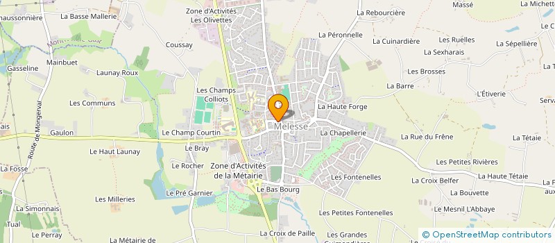 localisation de l'entreprise MADAME AURELIE LEBEL  CHANTELOUP