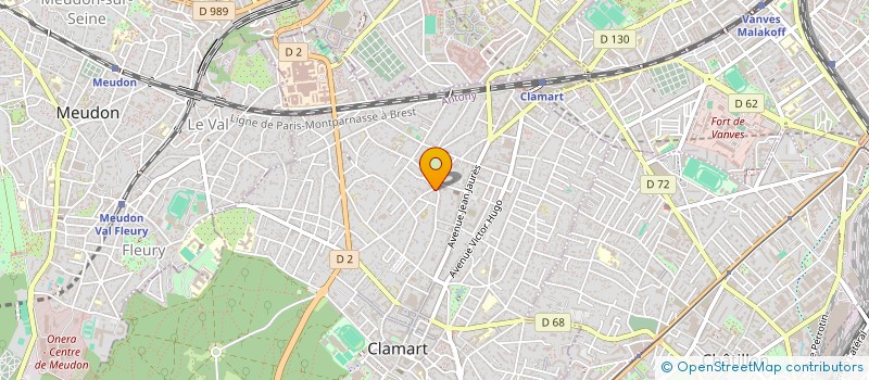localisation de l'entreprise MADAME AURELIE LEBIGRE à CLAMART