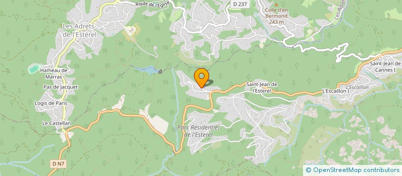 localisation de l'entreprise MADAME AURELIE LEBLANC à FREJUS