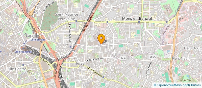 localisation de l'entreprise MADAME AURELIE LEBLEU  MONS-EN-BARUL