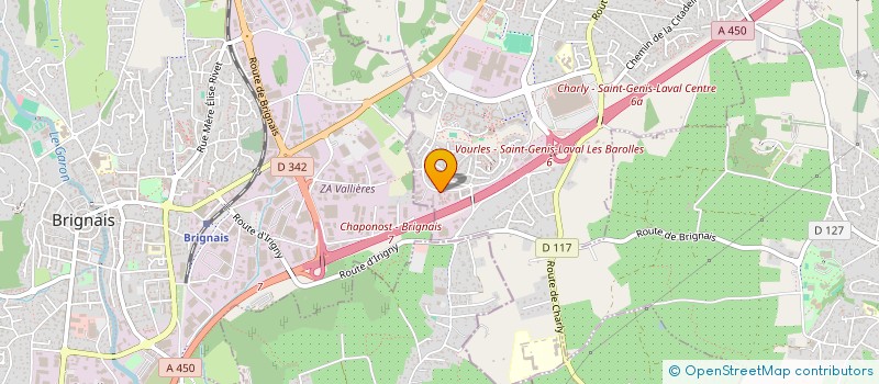 localisation de l'entreprise MADAME AURELIE LEBOUC à SAINT-GENIS-LAVAL