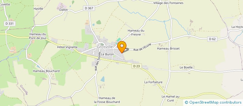 localisation de l'entreprise MADAME AURELIE LEBOULANGER  GROSVILLE