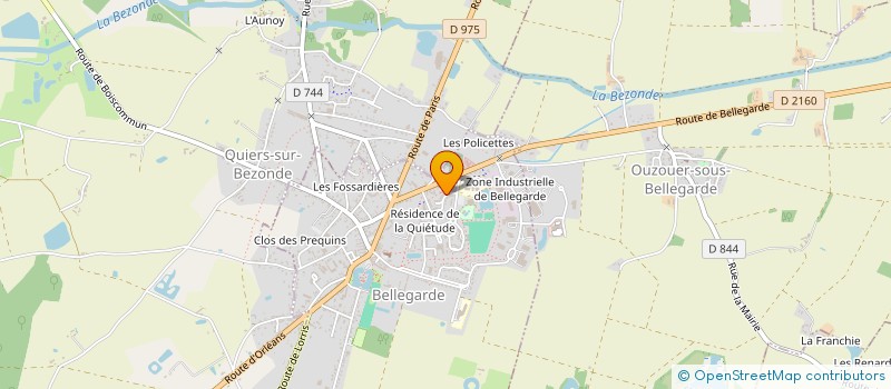 localisation de l'entreprise MADAME AURELIE LEBRUN à BELLEGARDE