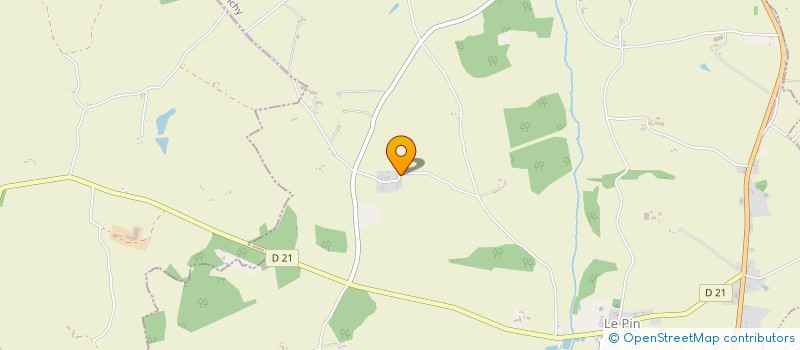 localisation de l'entreprise MADAME AURELIE LECHIEN à LE PIN