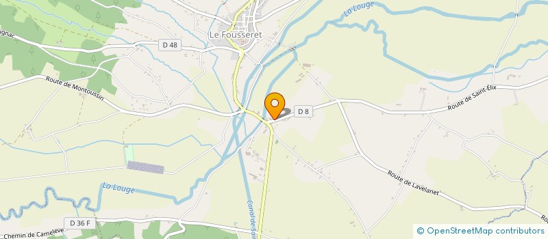 localisation de l'entreprise MADAME AURELIE LECOMTE  LE FOUSSERET