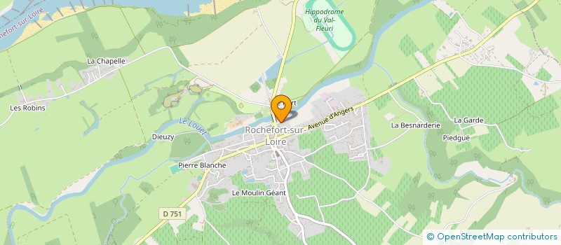 localisation de l'entreprise MADAME AURELIE LECONTE à ROCHEFORT-SUR-LOIRE