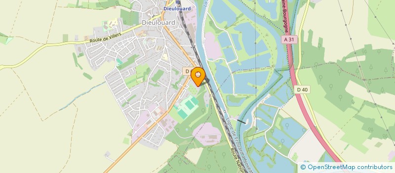 localisation de l'entreprise MADAME AURELIE LECONTE  DIEULOUARD