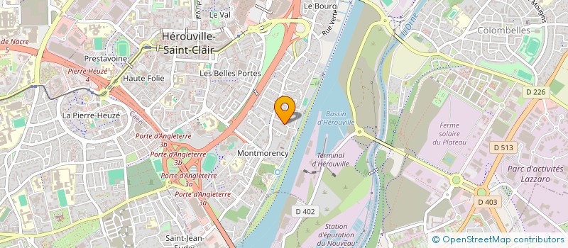 localisation de l'entreprise MADAME AURELIE LECORPS à HEROUVILLE-SAINT-CLAIR