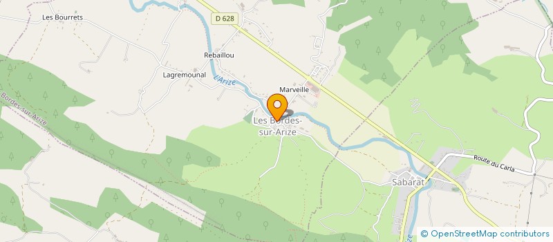 localisation de l'entreprise MADAME AURELIE LEDAIN à LA BASTIDE-DE-BESPLAS