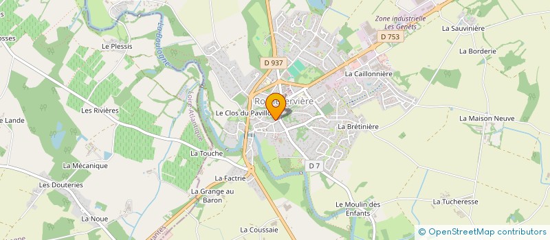 localisation de l'entreprise MADAME AURELIE LEDORMEUR à ROCHESERVIERE