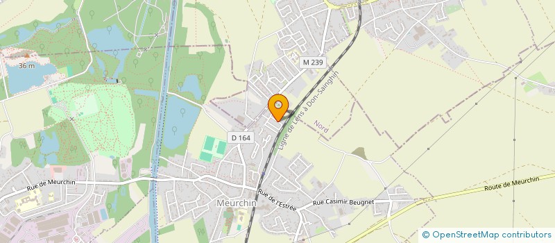 localisation de l'entreprise MADAME AURELIE LEFEBVRE  MEURCHIN