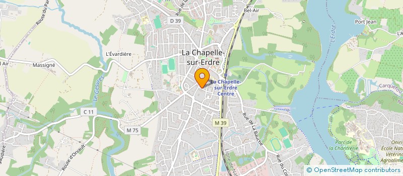 localisation de l'entreprise MADAME AURELIE LEFEUVRE à LA CHAPELLE-SUR-ERDRE